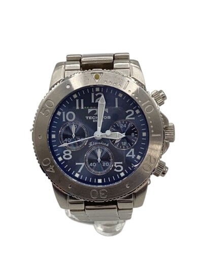 商品画像：クォーツ腕時計/アナログ/ステンレス/BLU/SLV/SS/TGKC856 1