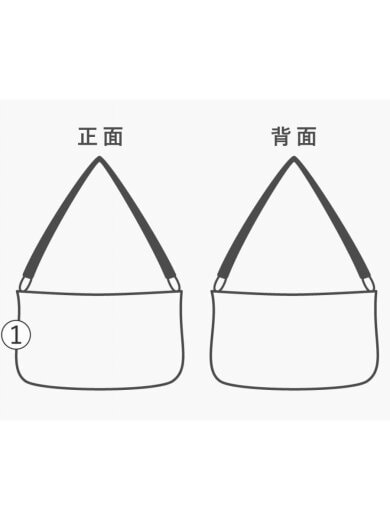 商品画像：ショルダーバッグ/PVC/BLK 8