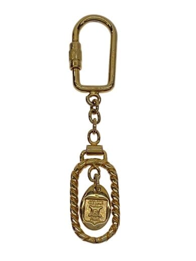 商品画像：キーリング/キーホルダー/ステンレス/GLD/無地/レディース// 1