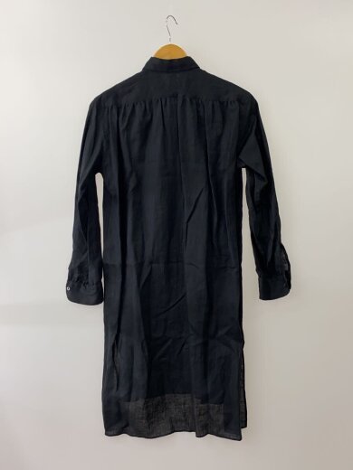 商品画像：長袖ワンピース/38/リネン/BLK/無地/1210-31063-2// 2