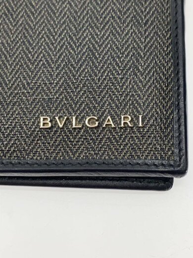 商品画像：2つ折り財布/キャンバス/BLK/ヘリンボーン/メンズ/AL.L10.32580// 3