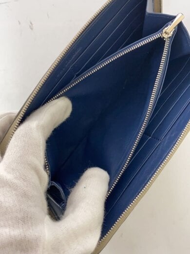 商品画像：長財布/レザー/GRY/無地/レディース// 5