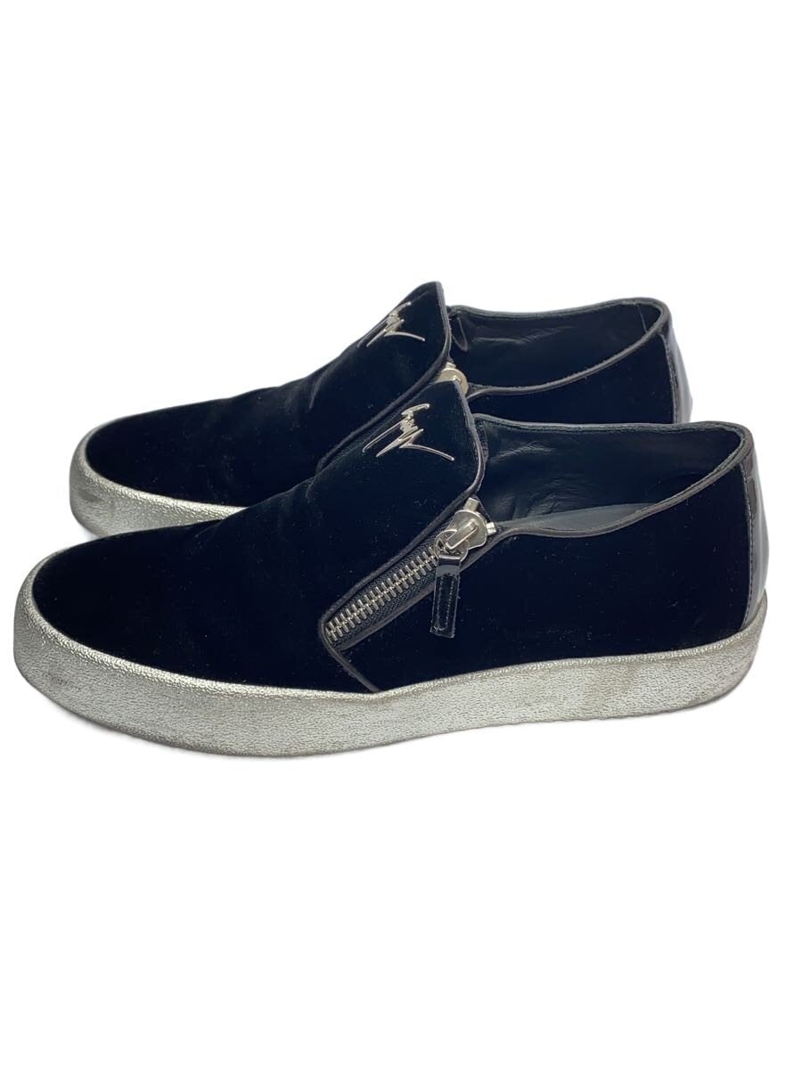 Giuseppe Zanotti / ローカットスニーカー/45/BLK/ベロア