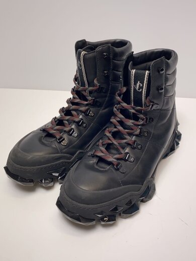 商品画像：ハイカットスニーカー/28cm/BLK/レザー 2