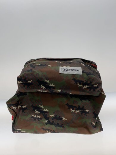 画像：MAISON KITSUNE × EASTPAKリュック/--/GRN/カモフラ4