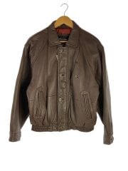 D HOMME A HOMME/レザージャケット・ブルゾン/M/羊革/BRW/無地/24-071