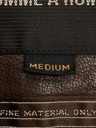 商品画像：D HOMME A HOMME/レザージャケット・ブルゾン/M/羊革/BRW/無地/24-071// 4