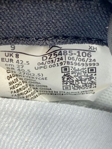 商品画像：ハイカットスニーカー/27cm/RED/DZ5485-106 5