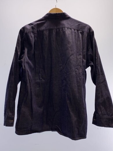 商品画像：長袖シャツ/2/コットン/IDG/Q03-02005/パープルタンガリーシャツ 2