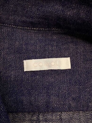 商品画像：長袖シャツ/2/コットン/IDG/Q03-02005/パープルタンガリーシャツ 3