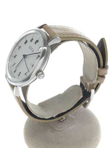 画像：DUFABREUER/自動巻腕時計/アナログ/レザー/WHT/BEG/DF-9011-0B2