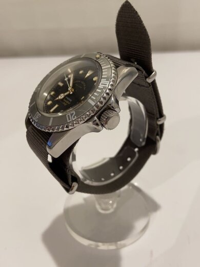 商品画像：自動巻腕時計/アナログ/ナイロン/BLK/GRY/GRY FAD/ベルト欠品// 2