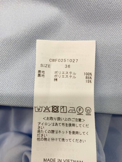 商品画像：CWF0251027/セットアップ/36/--/BLU/無地 4