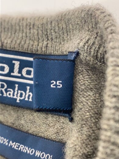 商品画像：90s/ニットベスト(薄手)/LL/ウール/グレー/無地 6