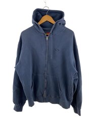 24SS/OVERDYED Small box logo/パーカー/M/コットン/ネイビー/無地