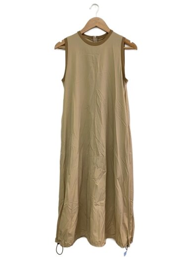 商品画像：大人のいちまんワンピ/ナイロンストレッチバルーンワンピノースリーブワンピース/FREE/ナイロン 1