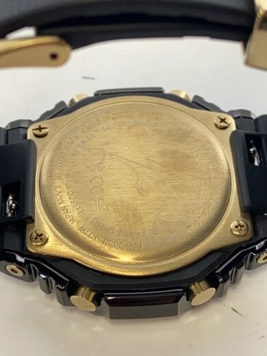 商品画像：ソーラー腕時計_G-SHOCK/デジアナ/ラバー/GLD/BLK 3