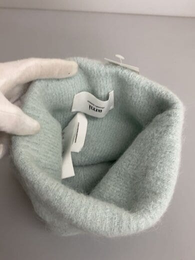 商品画像：ニットキャップ/--/アルパカ/BLU/レディース/UHA105.KN0032 3