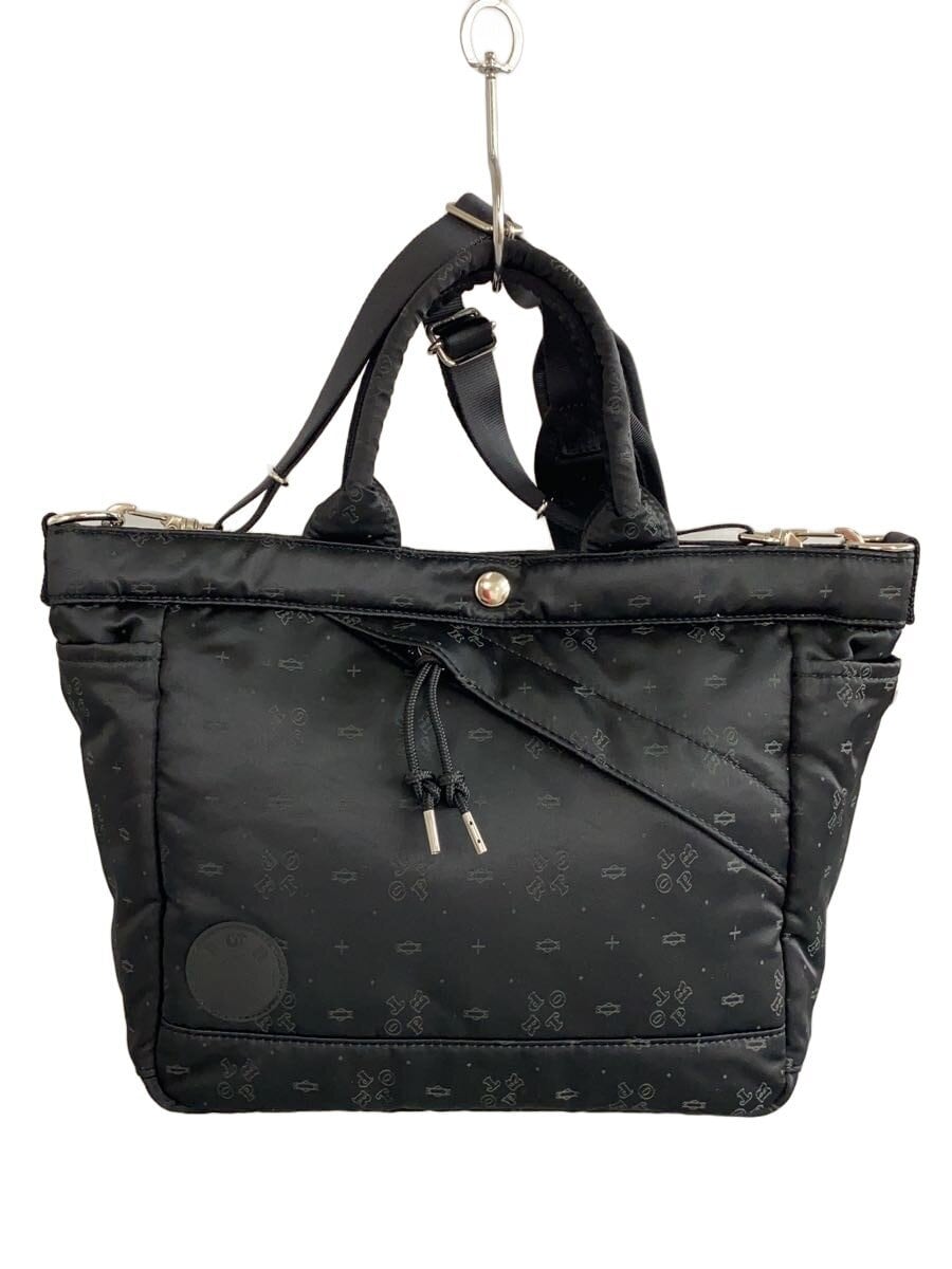 PORTER / モノグラム/トート/2way/ショルダーバッグ/ナイロン/BLK/総柄