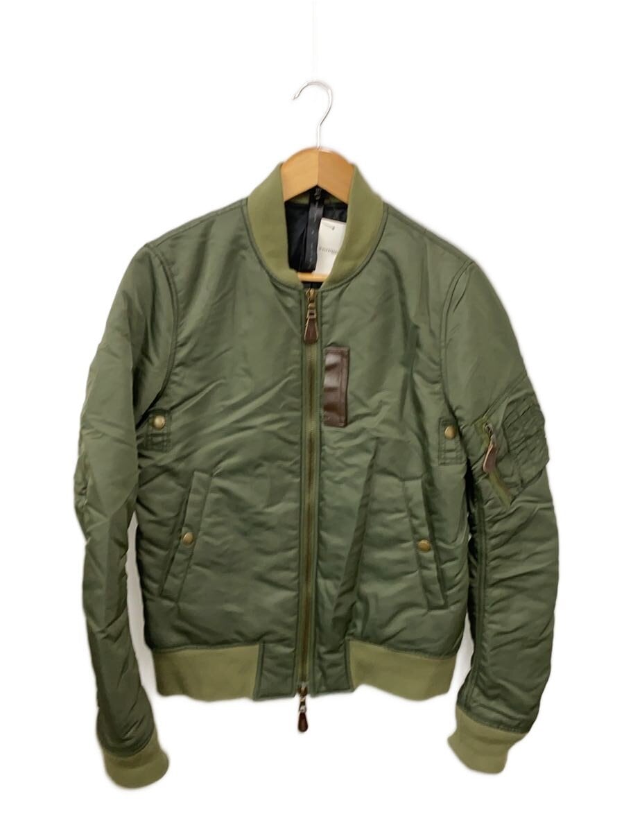WJK / フライトジャケット/M/ナイロン/GRN/無地/ny27c