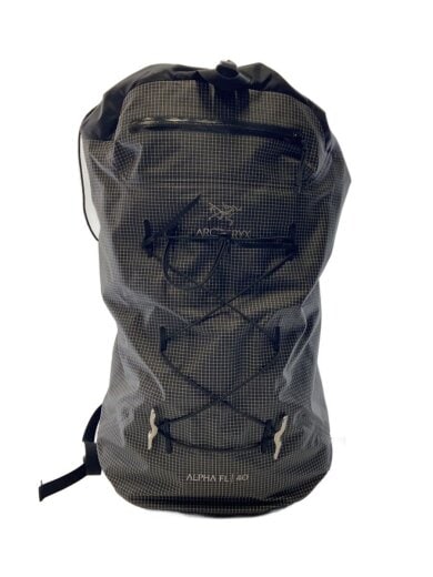 商品画像：Alpha FL 40 backpack/リュック/ナイロン/BLK/チェック/X000009309 1