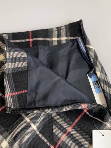 商品画像：スカート/36/ウール/BLK/チェック 3