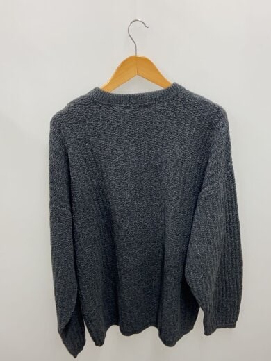 商品画像：ヘンリーネック/ニット・セーター(厚手)/XL-T/コットン/GRY 2