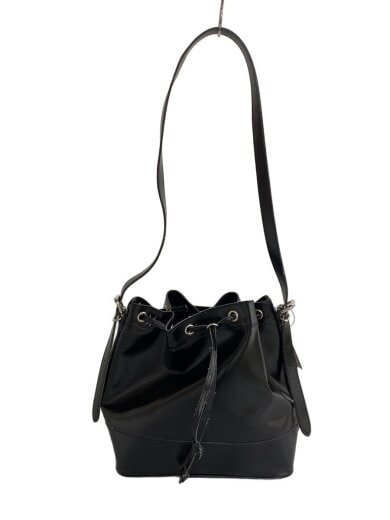 商品画像：ショルダーバッグ/レザー/BLK/無地/RI-K202 1