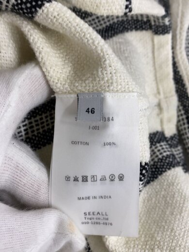 商品画像：SEEALL/長袖シャツ/46/コットン/IVO/ストライプ/SAM03SH384// 4