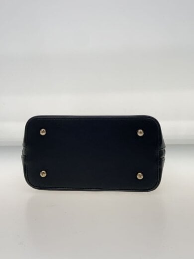 商品画像：ラウンドシェイプ 2way ミニトート/レザー/BLK/2258141000100 4