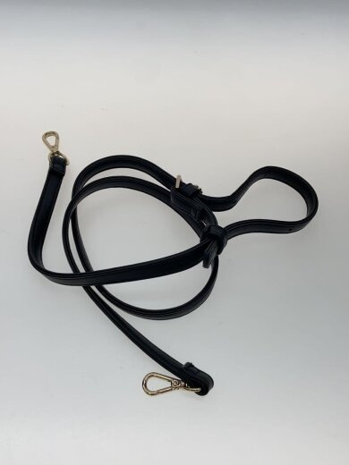 商品画像：ラウンドシェイプ 2way ミニトート/レザー/BLK/2258141000100 7