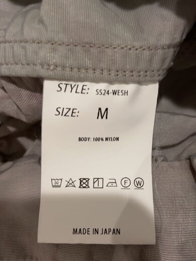 商品画像：ショートパンツ/M/ナイロン/GRY/総柄/SS24-WESH 4