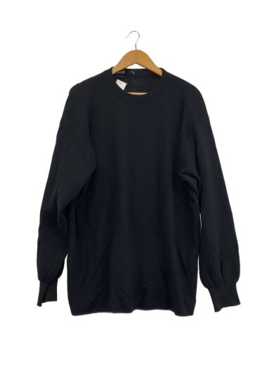 商品画像：24AW/CREWNECK KNIT/36/ウール/BLK/無地/2242-KT03-029// 1