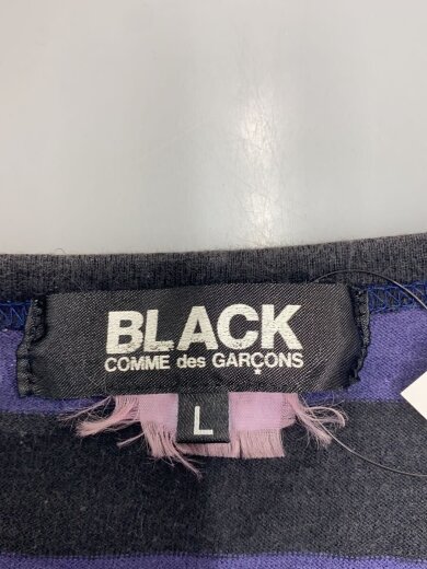 商品画像：長袖Tシャツ/L/コットン/BLK/ボーダー// 3