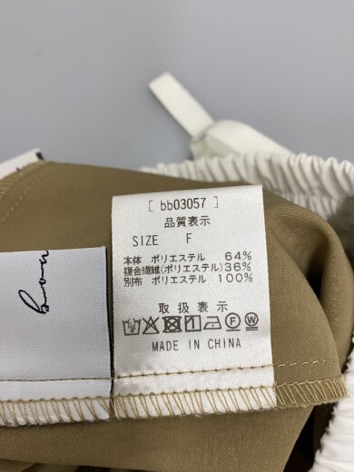 商品画像：ショートパンツ/FREE/ポリエステル/BEG/無地// 5