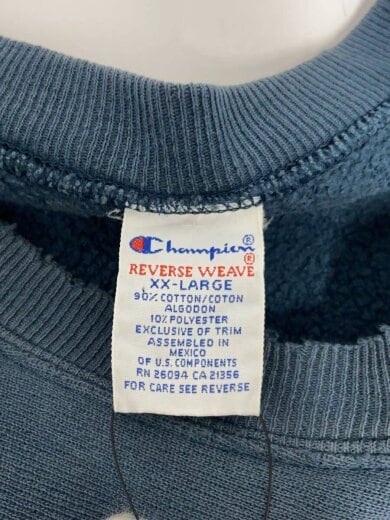 商品画像：90s/REVERSE WEAVE/リバースウィーブ/スウェット/XXL/コットン/ブルー// 3