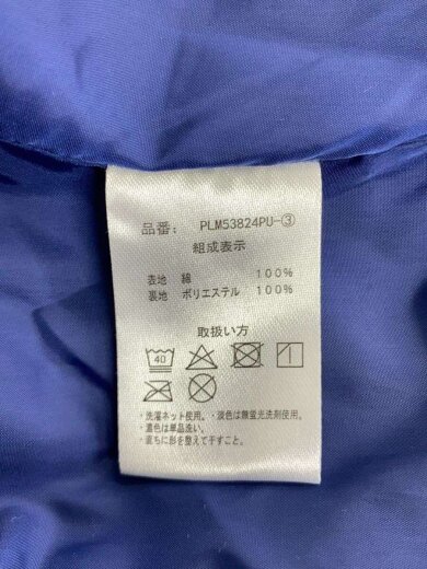 商品画像：ジャケット/S/コットン/NVY/無地/PLM53824PU-3 5