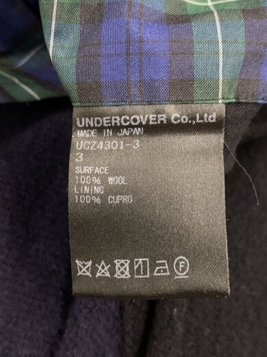 商品画像：トレンチコート/3/ウール/BLK/ucz4301-3 5