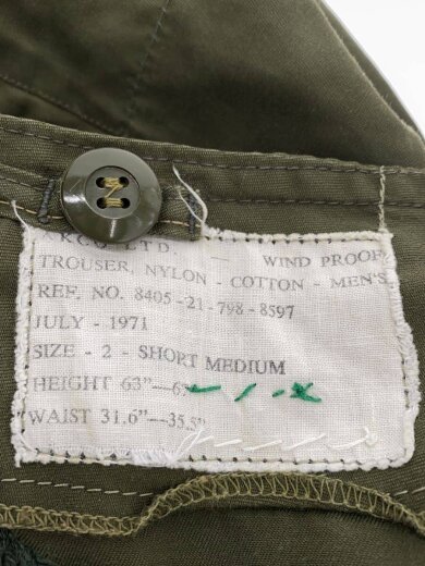 商品画像：カーゴパンツ/2/--/KHK/無地/8405-21-798-8597 4