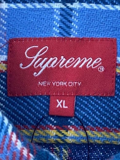 商品画像：ネルシャツ/L/コットン/BLU/チェック 3