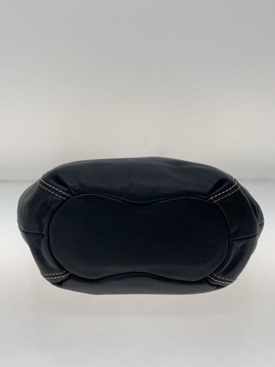 商品画像：ハンドバッグ/レザー/BLK/無地 4