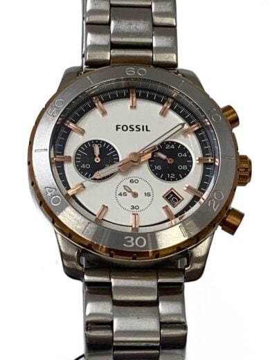 商品画像：クォーツ腕時計/アナログ/ステンレス/WHT/SLV/CH-2815 1