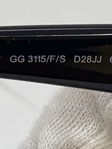 商品画像：サングラス/BLK/BLK/レディース/GG3115/F/S 5