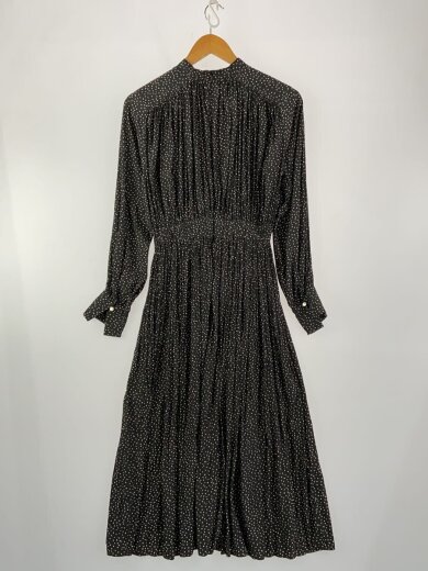 商品画像：長袖ワンピース/36/ポリエステル/BLK/ドット/314-51-4363 2