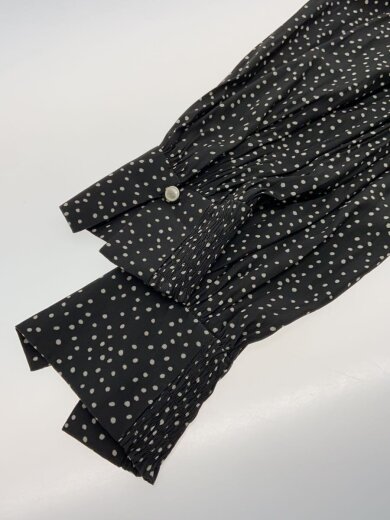 商品画像：長袖ワンピース/36/ポリエステル/BLK/ドット/314-51-4363 5
