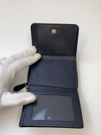 商品画像：3つ折り財布/--/NVY/無地/レディース/F37968 4
