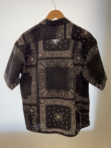 商品画像：S/S ALOHA VENT SHIRT_ショートスリーブアロハベントシャツ/L/ポリエステル/BLK/ペーズ 2