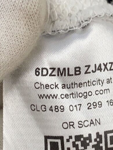 商品画像：ジップパーカー/XL/コットン/WHT/総柄/6DZMLB ZJ4XZ 4