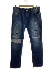 ダメージ・リペア加工/スレ・アタリ有/ボトム/36/デニム/IDG/567651