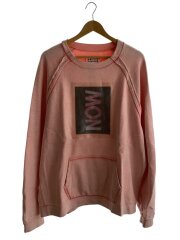 ヨゴレ有/黄ばみ箇所有/19SS/パイル/インサイドアウト/スウェット/44/コットン/PNK